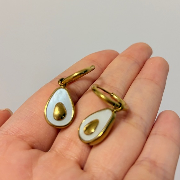 🌟Buy 1 Get 1 FREE Vermeil gold hoop earrings gold plated on stainless steel - Picture 9 of 13